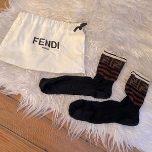 Fendi FF Motif Socks Women’s M/L